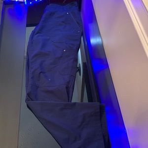 Navy Purple Label Worn Scrubs